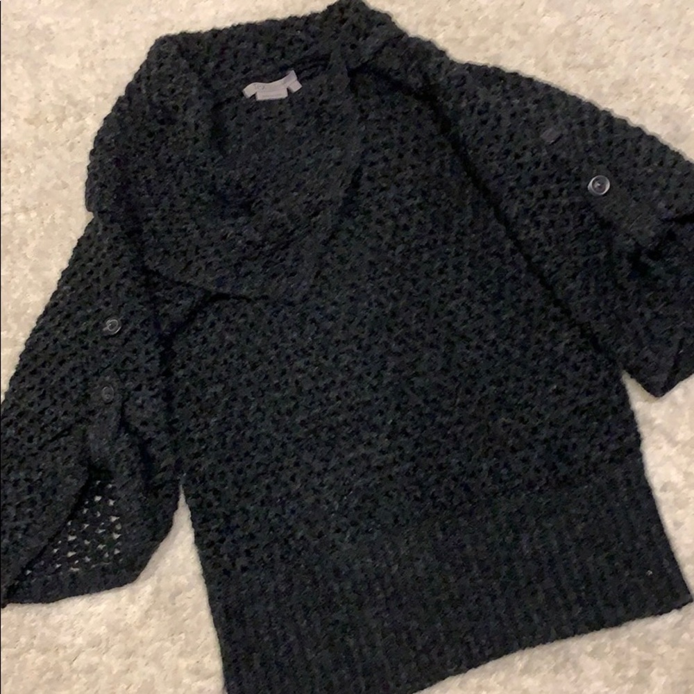 Stylish Dark Gray Sweater - Tex By Max Azria